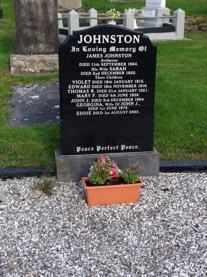 Johnston headstone